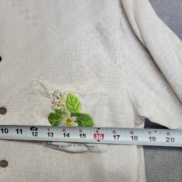 Disney Aulani Shirt Adult Small Hawaii Resort Spa Button Down Camp Collared - Picture 6 of 10